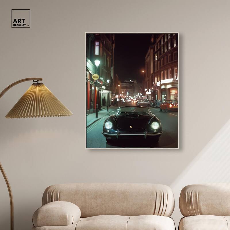 Night Roadster Canvas by Art Remedy