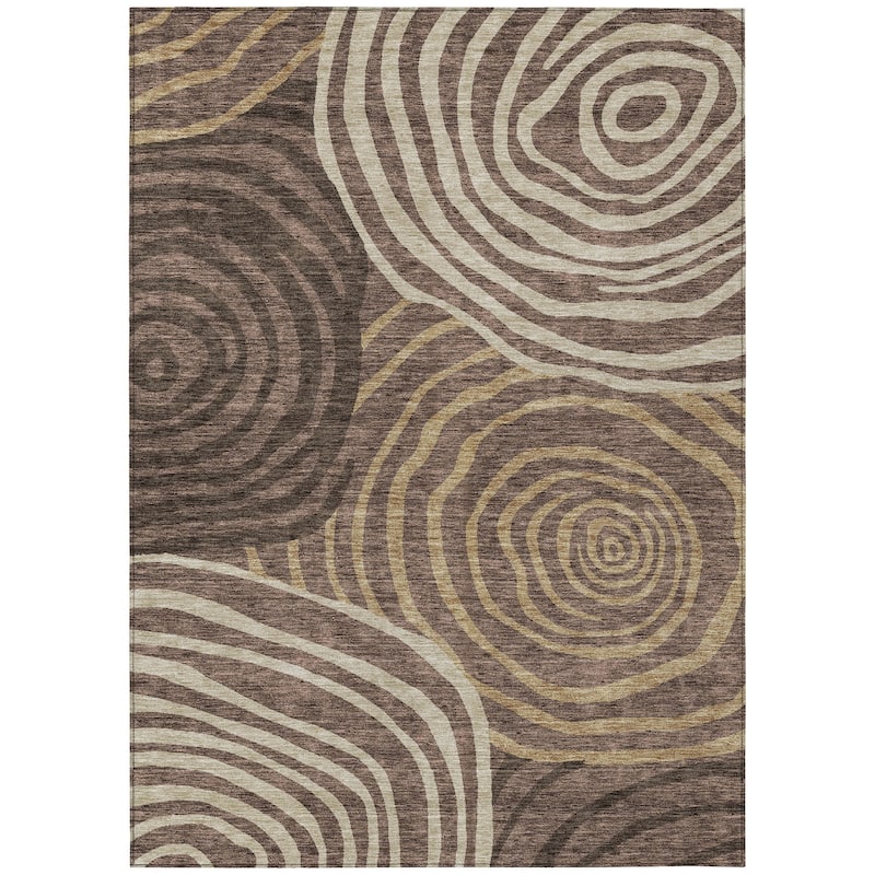 Machine Washable Indoor/ Outdoor Chantille Contemporary Dimensions Rug