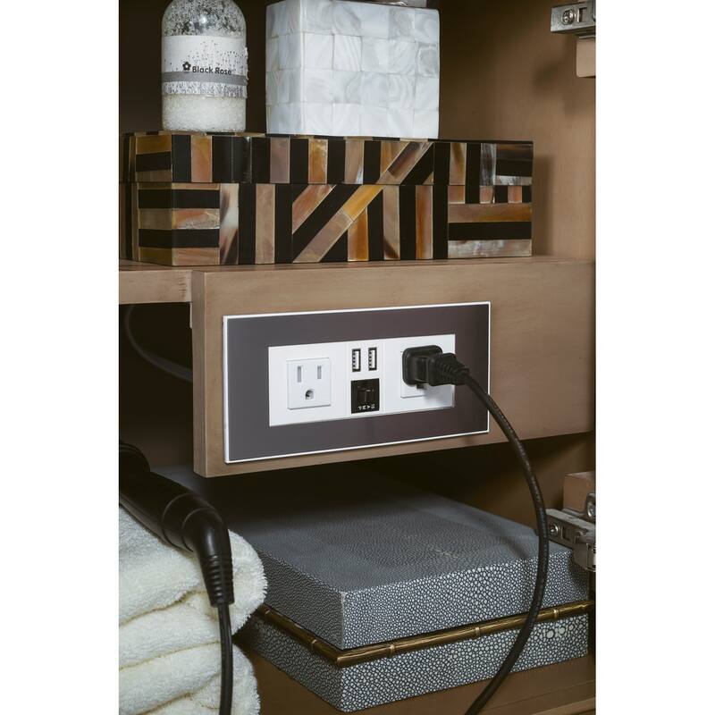 James Martin Vanities Linear 72" Double Vanity, Whitewashed Walnut