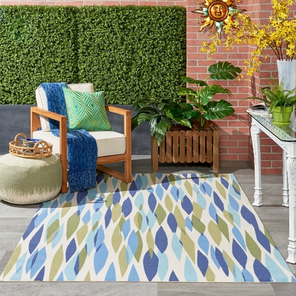Waverly Sun N' Shade Modern Abstract Indoor / Outdoor Area Rug. Opens flyout.