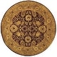 preview thumbnail 57 of 81, SAFAVIEH Handmade Classic Treva Traditional Oriental Wool Rug 6' Round - Burgundy/Gold - Round