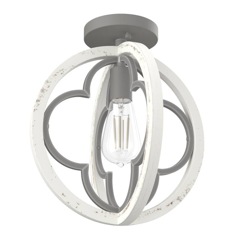 Hunter 12" Gablecrest 1 Light Pendant - Kitchen Island, Dining Room - Modern Farmhouse, French Country, Distressed