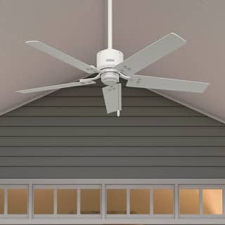 Hunter 52" Windbound Outdoor Ceiling Fan with Pull Chain - Damp Rated!