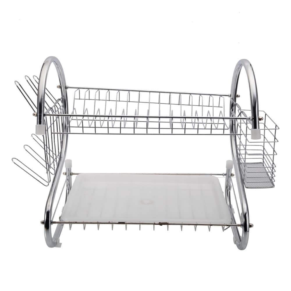 Multifunctional S-shaped Dual Layers Collection Shelf Dish Drainer - Bed  Bath & Beyond - 31960365