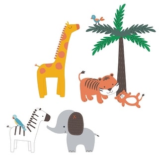 Bedtime Originals Lollipop Jungle Colorful Safari Themed Wall Decals/Stickers