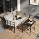 preview thumbnail 32 of 37, Mopio Odelia Patio Furniture, Outdoor Sectional Conversation Set
