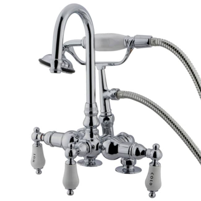 Kingston Brass Vintage Deck Mounted Clawfoot Tub Filler with Personal