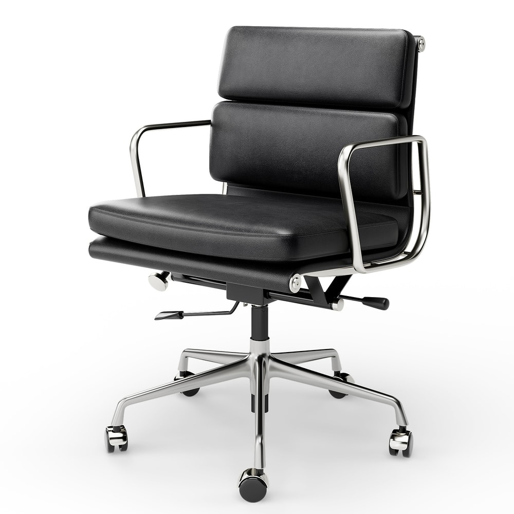 Executive Chair Upholstered Leather Ergonomic Adjustable Office Chair