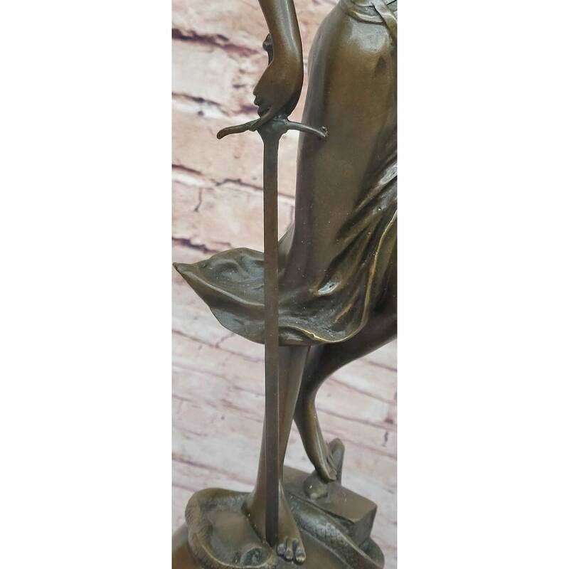 Bronze Blind Lady Of Justice Scales Law Lawyer Attorney Office Statue Sculpture