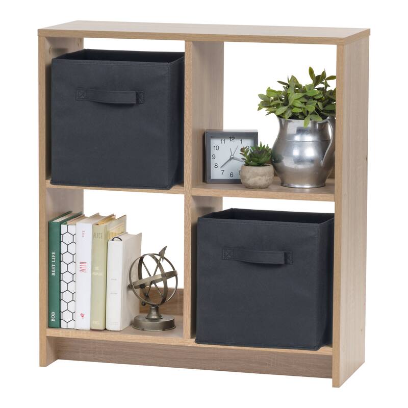 IRIS USA® 4-Cube Heavy Duty Organizer, Ash Brown
