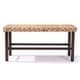 preview thumbnail 5 of 6, 37.4" Rattan Bench With Wood Legs For Entryway