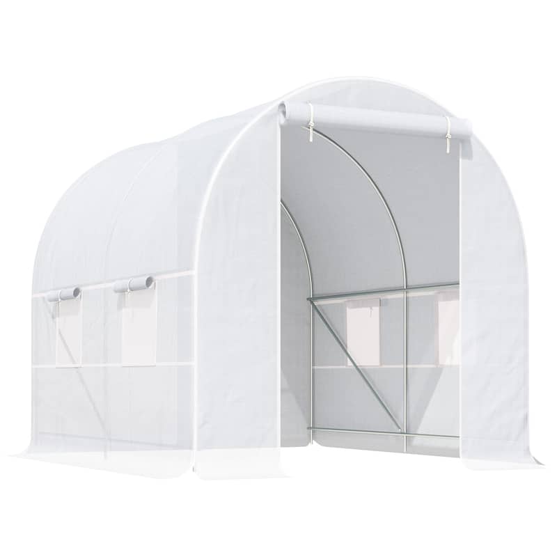 Walk-in Tunnel Greenhouse Warm