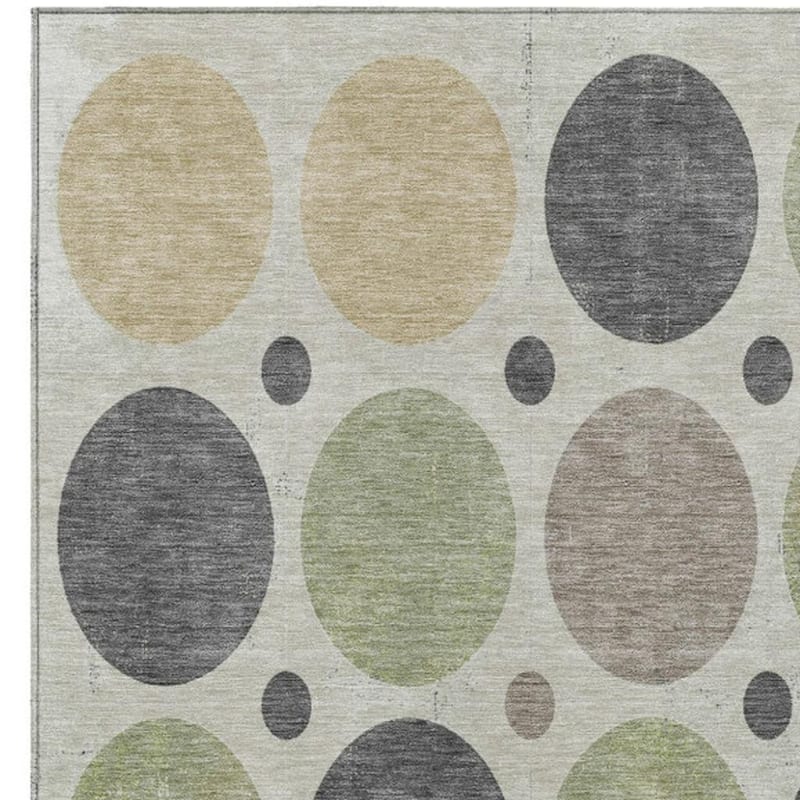 HomeRoots Geometric Transitional Rectangle Outdoor Rug
