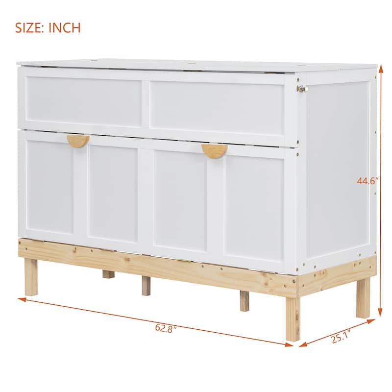 Queen Size Murphy Bed - Space-Saving, Stylish & Sturdy