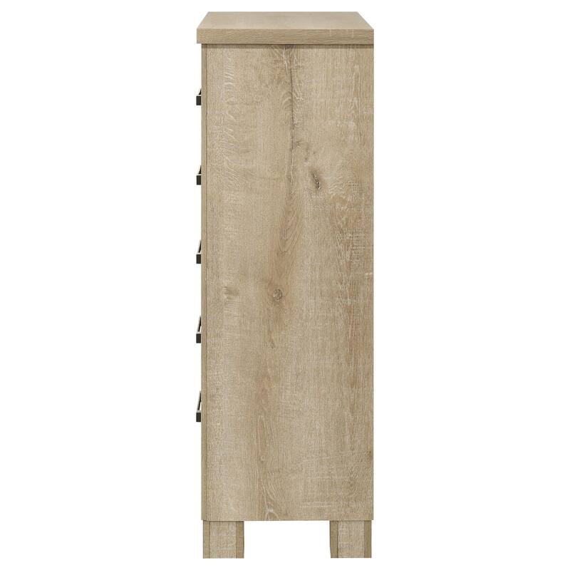 Sansome Weathered Oak 5-drawer Bedroom Chest of Drawers