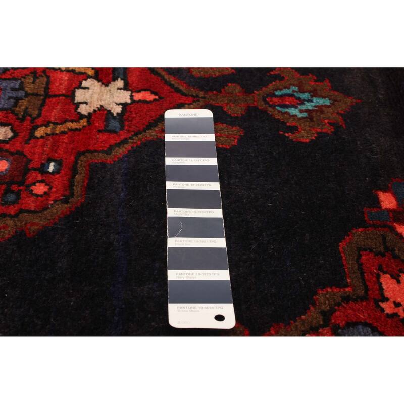 ECARPETGALLERY Hand-knotted Anadol Navy Wool Rug - 3'7 x 9'10