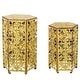preview thumbnail 11 of 13, Parrish Iron Accent Tables (Set of 2) by Christopher Knight Home