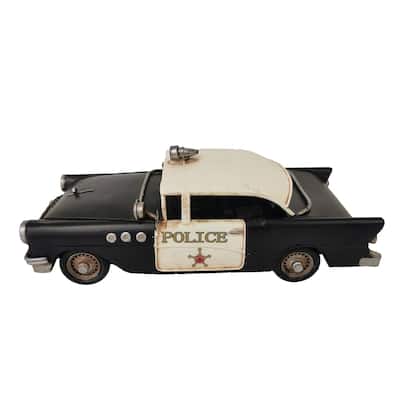 Police Car Metal Model
