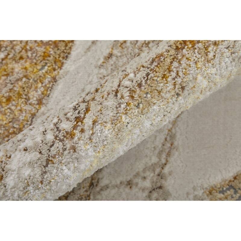 HomeRoots Abstract Industrial Rectangle Area Rug