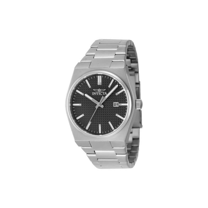 Invicta Men's 48389 Speedway Quartz 3 Hand Black Dial Watch