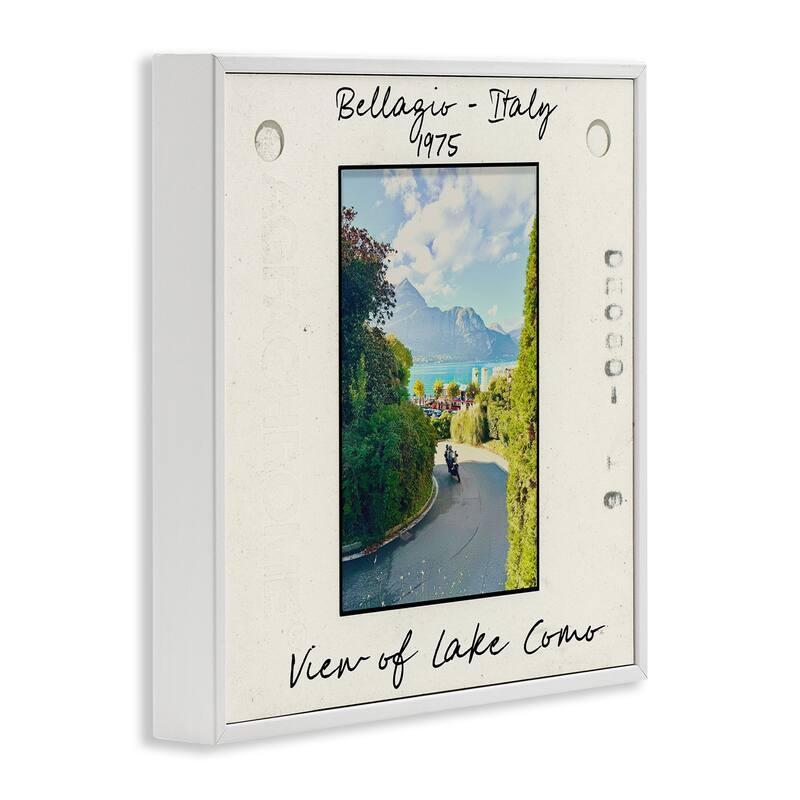 Stupell Italy Travel Vintage Photo Framed Giclee Art Design By Val Rhodes