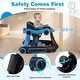 preview thumbnail 22 of 46, Babyjoy 6-in-1 Baby Walker with Canopy, Music, Lights, Speed/Height - See Details