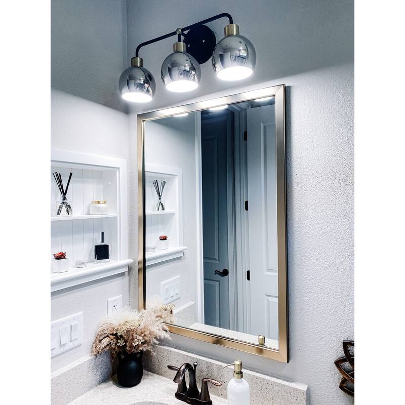 Frame My Mirror Champagne Bronze Framed Mirror, Ellis Design