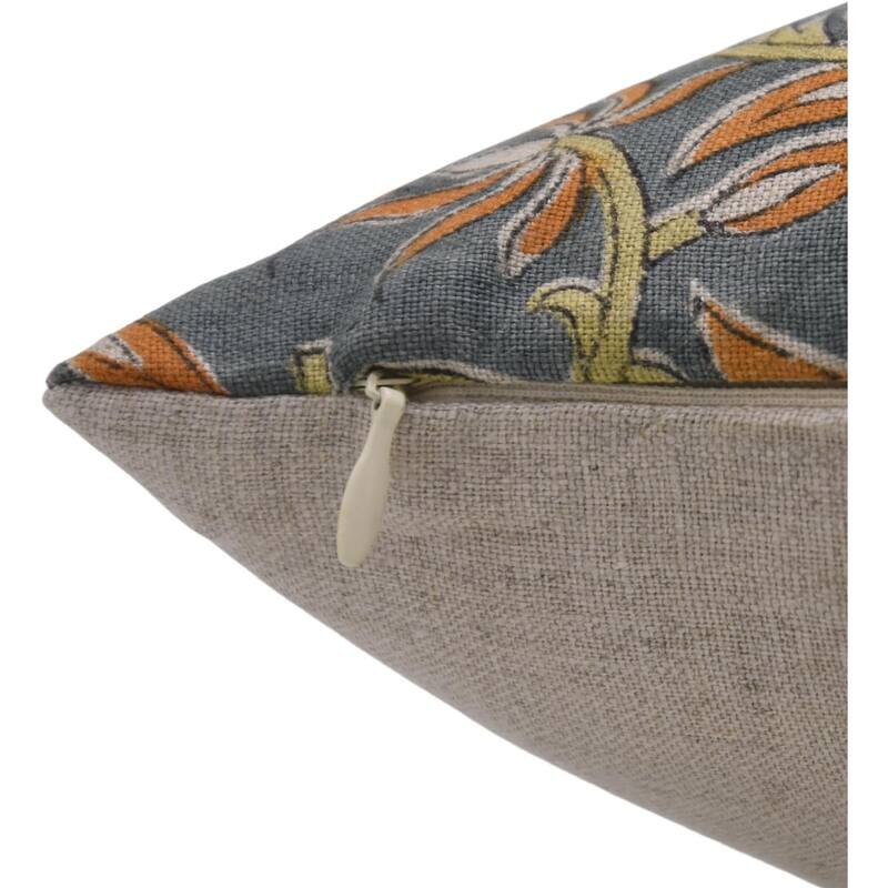 Fabdivine Linen Bohemian Block print pillow Cover