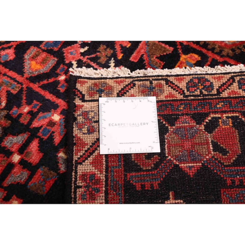 ECARPETGALLERY Hand-knotted Anatolian Dark Navy Wool Rug - 4'4 x 7'2