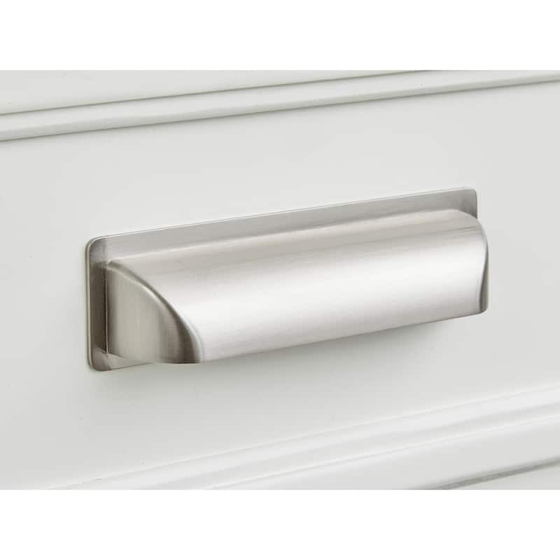 Magnussen Home Charleston White Dove Drawer Dresser with Landscape Mirror
