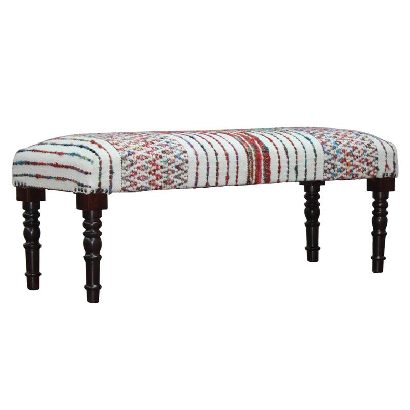Presidio 47" Upholstered Entryway Bench by Sevita - 47" L x 16" W x 18" H