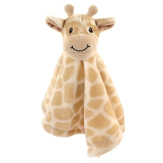 Hudson Baby Infant Animal Face Security Blanket, Giraffe, One Size - Giraffe - One Size