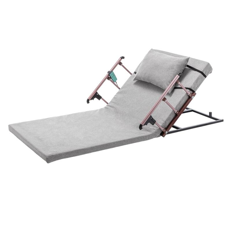 Electric Adjustable Bed Backrest with Safety Rails & Remote