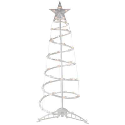 3ft Lighted Spiral Cone Tree Outdoor Christmas Decoration - 3'