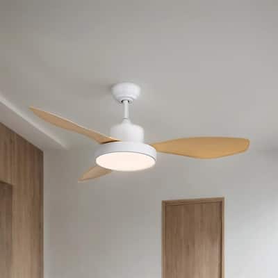 47" Ceiling Fan Light with 22W LED Light & Remote - 6 Speeds, DC Motor