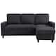 Futzca Modern L-shaped Convertible Sectional Sofa w/ Reversible Chaise