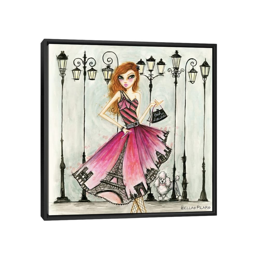 iCanvas "Paris" by Bella Pilar Framed Canvas Print