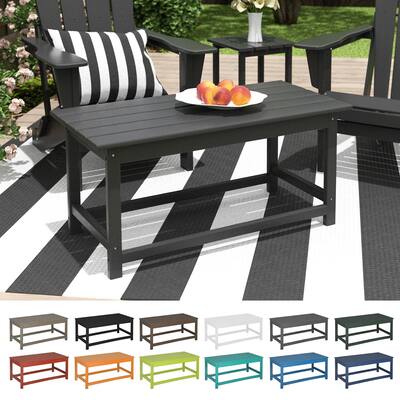 Laguna 36-inch Poly Eco-Friendly All Weather Coffee Table