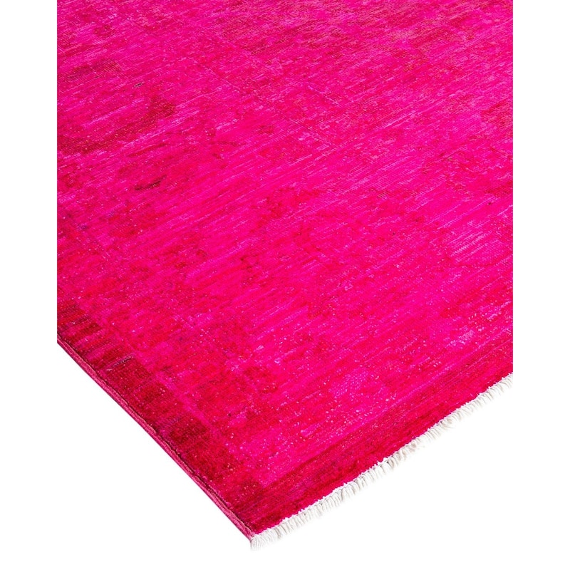 Vibrance, One-of-a-Kind Handmade Area Rug - Pink, 8' 1" x 10' 7" - 8' 1" x 10' 7"