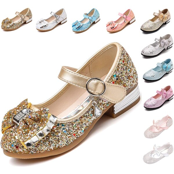 little girl sparkly dress shoes