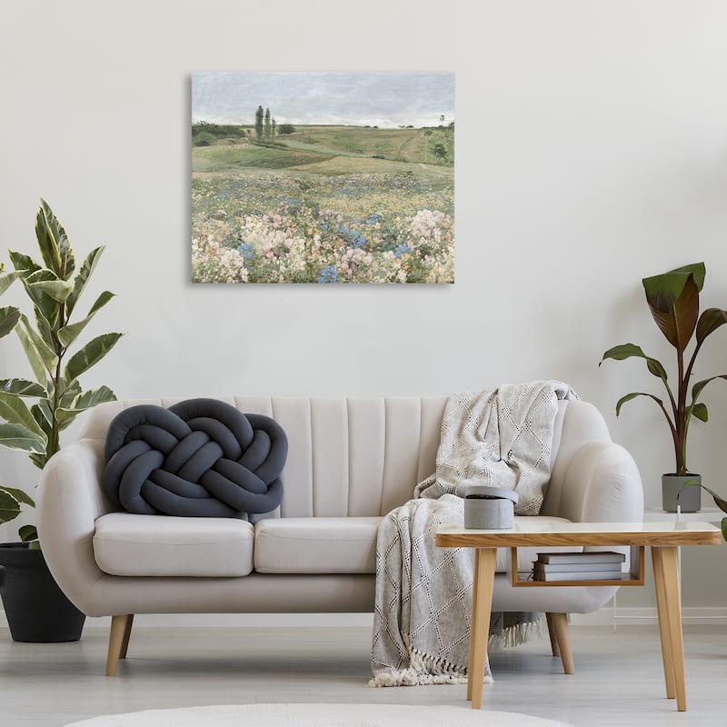 Stupell Charming Pastoral Meadow View Canvas Wall Art Design By Amber Sterling