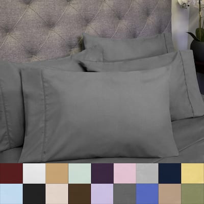 Sweet Home Collection Split King 7 Piece Sheet Set, Deluxe Ultra Soft 1500 Series, Double Brushed Microfiber.