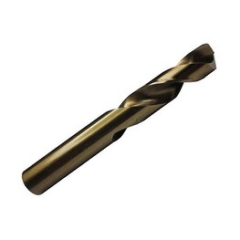 6 Pcs, Cobalt, Gold, #38 Cobalt Heavy Duty Split Point Stub Drill Bit, D/ASTCO38