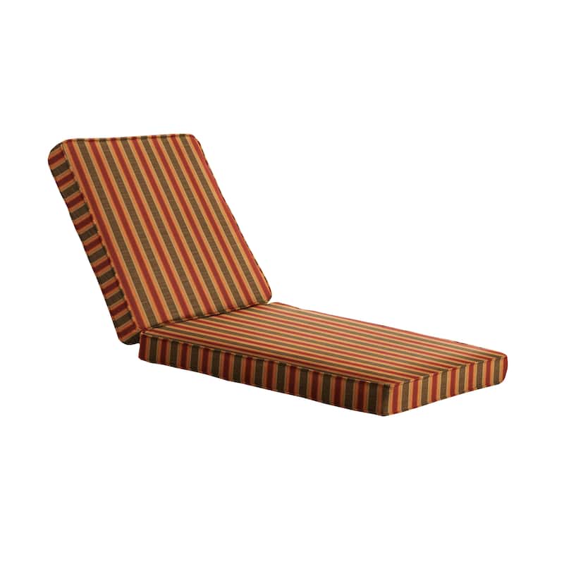 Sorra Home Sunbrella Indoor/Outdoor Chaise Lounge Cushion - 24"W x 73"L x 3"H