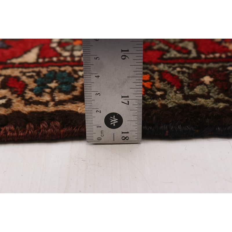 ECARPETGALLERY Hand-knotted Anadol Red Wool Rug - 3'7 x 9'7