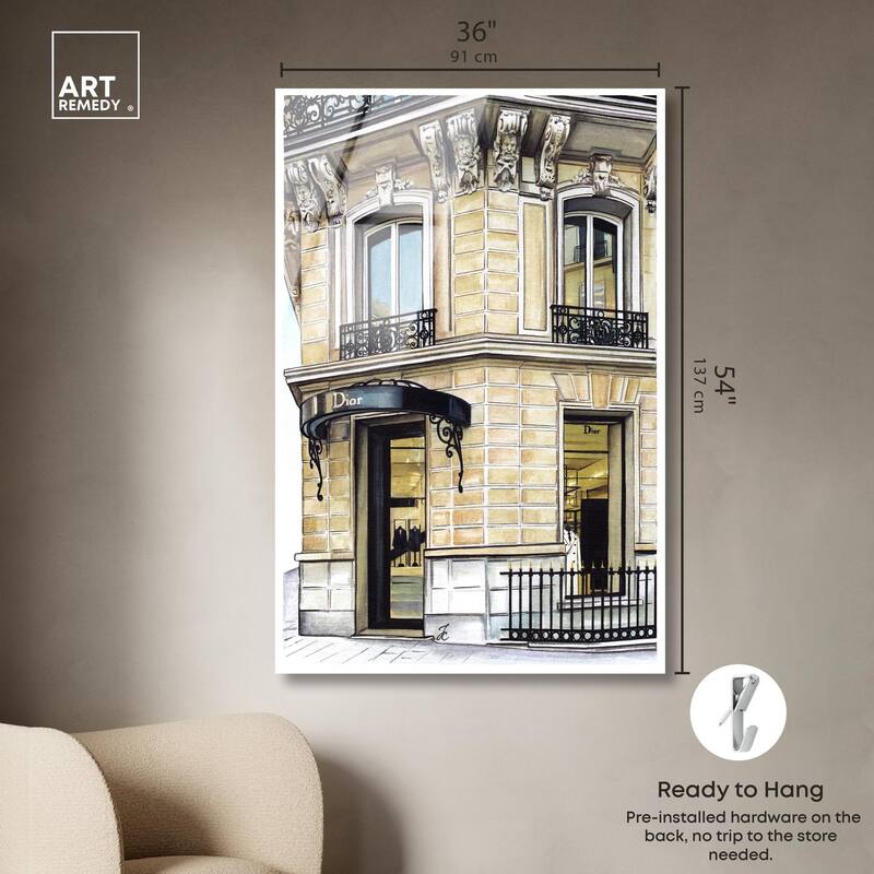 Doll Memories - Glamorous Drama Acrylic by Art Remedy, Ready to Hang