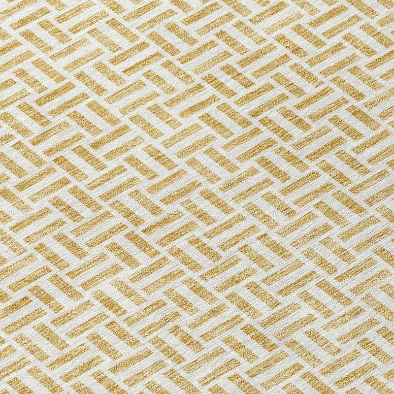 HomeRoots Geometric Transitional Rectangle Outdoor Rug