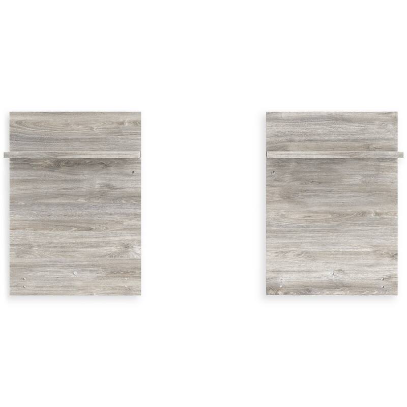 Signature Design by Ashley Vessalli Gray/Black Panel Bed with Extensions