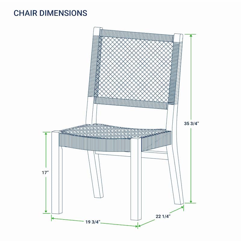 Cambridge Casual Nassau 4-piece Teak Outdoor Dining Set