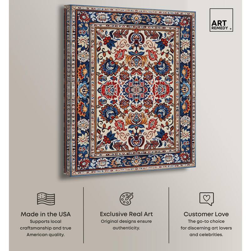 Morrocan Garden Canvas by Art Remedy, Gallery Wrapped